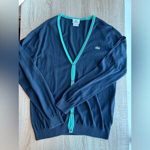 Lacoste Men’s  Cotton Cardigan Sweater